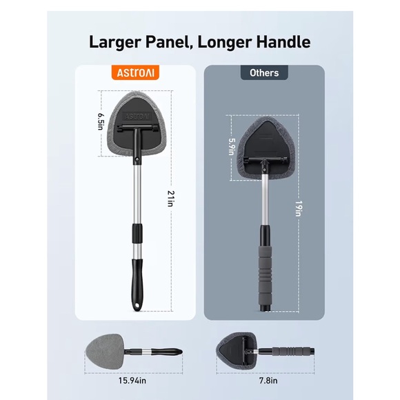 NWT Windshield Cleaner with Extendable Handle - Picture 11 of 16